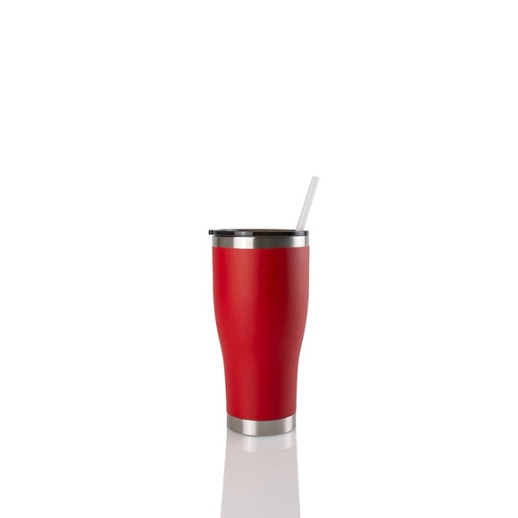 CUSTOM ENGRAVED/PERSONALIZED MODERN CURVED TUMBLER 30 oz RED - Picture 3 of 6